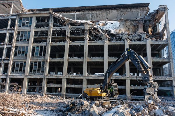 Commercial Building Demolition in New Bern
