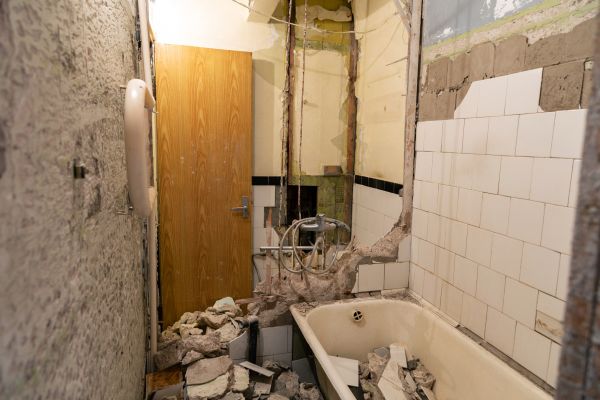 Shower Tile Demolition in New Bern